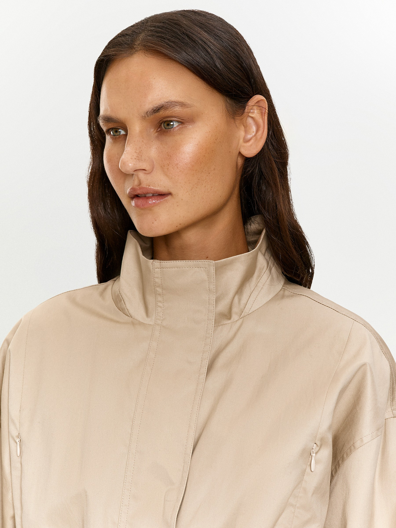 Плащ на молнии